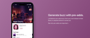 Apple Music Pre Add